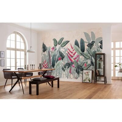 Komar Soft Jungle Wallpaper - 350x250cm - Modern, Purple Komar Soft Jungle Wallpaper - 350x250cm - Modern, Purple