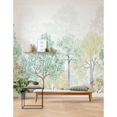 Komar Bright Rainbow Lila Wandbild - 350x250cm Komar Bright Rainbow Lila Wandbild - 350x250cm
