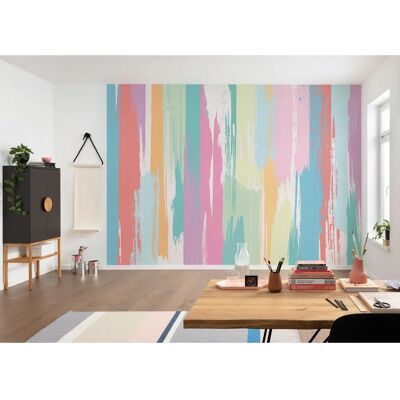 Komar Vlies Color Rain Wall Mural - 350x250cm - Lilac Komar Vlies Color Rain Wall Mural - 350x250cm - Lilac