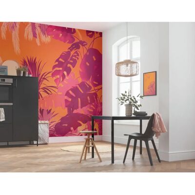 Komar Funky Jungle Lila Wandbild - 250cm x 250cm - Modern Dekoration Komar Funky Jungle Lila Wandbild - 250cm x 250cm - Modern Dekoration