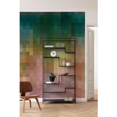Komar Vlies Pixel Wallpaper - 200x250cm - Lilac - Modern Komar Vlies Pixel Wallpaper - 200x250cm - Lilac - Modern