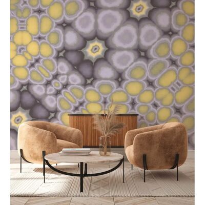 Komar Vlies Center Shock Wallpaper - 350x250cm - Modern Lila Komar Vlies Center Shock Wallpaper - 350x250cm - Modern Lila