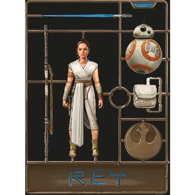 Komar - Rey - 50x70 cm - Star Wars - Poster Komar - Rey - 50x70 cm - Star Wars - Poster