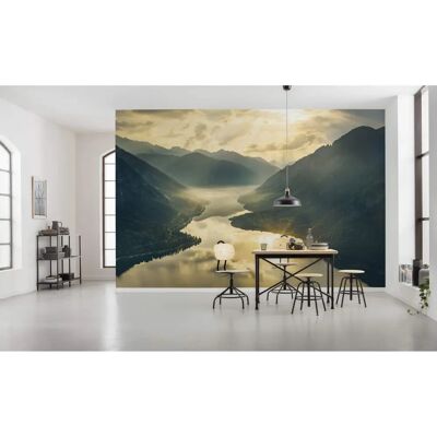 Papel pintado Gold Mountains de KOMAR - 400x250cm - Bunt - Vlies - Salón Papel pintado Gold Mountains de KOMAR - 400x250cm - Bunt - Vlies - Salón