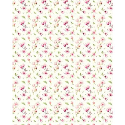 KOMAR Magnolia Rappo Rosa Vliestapete - Tapete KOMAR Magnolia Rappo Rosa Vliestapete - Tapete