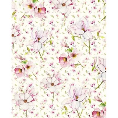 KOMAR Rosa Blumen Tapete - 2m x 2,5m - Wandbeklebung KOMAR Rosa Blumen Tapete - 2m x 2,5m - Wandbeklebung
