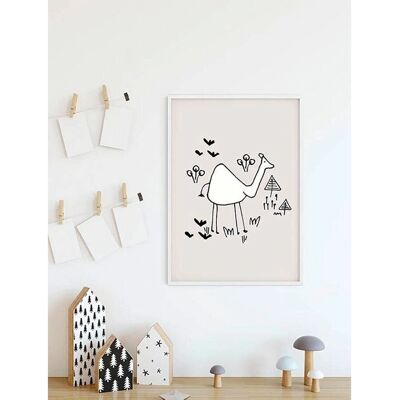 KOMAR Poster "Schibble Camel" - Tiere - 40x50cm KOMAR Poster "Schibble Camel" - Tiere - 40x50cm
