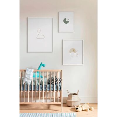 KOMAR - Baby Hello World - Bunt - 30x40 cm - Poster KOMAR - Baby Hello World - Bunt - 30x40 cm - Poster