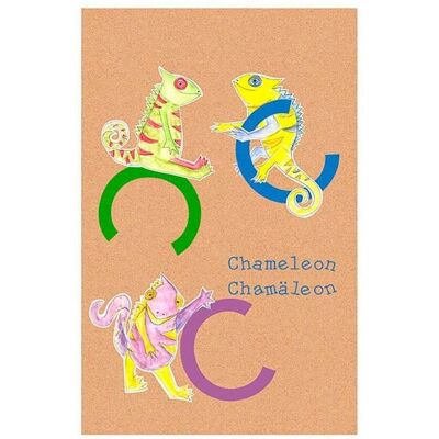 KOMAR ABC Animal C Bunt Poster - Indoor Dekor KOMAR ABC Animal C Bunt Poster - Indoor Dekor