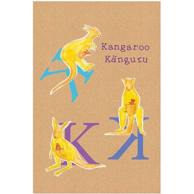 KOMAR - ABC Animal K - 30x40 cm - Bunt - Poster KOMAR - ABC Animal K - 30x40 cm - Bunt - Poster