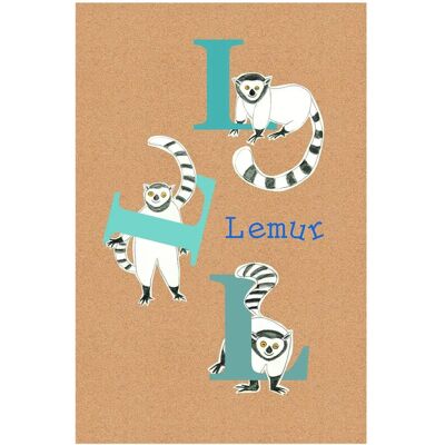 KOMAR Poster ABC Animal L - Poster KOMAR Poster ABC Animal L - Poster