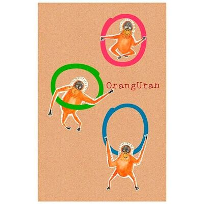 KOMAR ABC Animal O Bunt Poster - Poster KOMAR ABC Animal O Bunt Poster - Poster