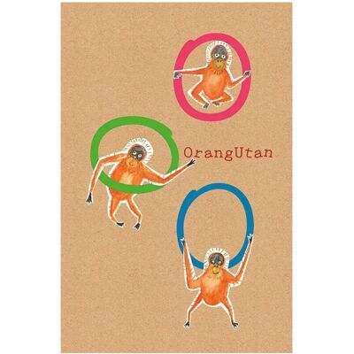 KOMAR - ABC Animal O - 30x40 cm - mehrfarbig - Poster KOMAR - ABC Animal O - 30x40 cm - mehrfarbig - Poster