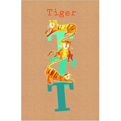 KOMAR ABC Animal T Bunt Poster - Poster KOMAR ABC Animal T Bunt Poster - Poster