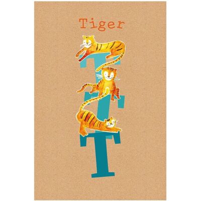 KOMAR - ABC Animal T - 70x40 cm - bunt - Poster KOMAR - ABC Animal T - 70x40 cm - bunt - Poster