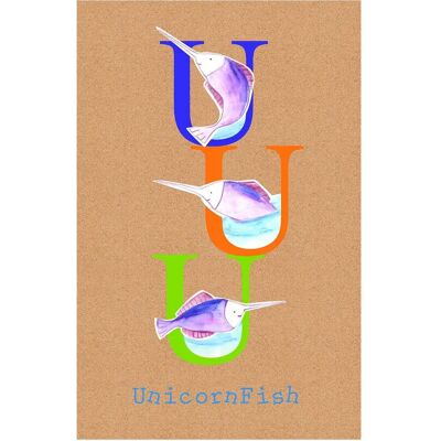 KOMAR ABC Animal T - Affiche lettres pour chambre d'enfants KOMAR ABC Animal T - Affiche lettres pour chambre d'enfants