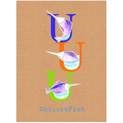 KOMAR ABC Animal T Bunt Rechteck Poster - Poster KOMAR ABC Animal T Bunt Rechteck Poster - Poster
