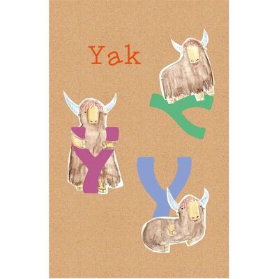 KOMAR ABC Animal T Kolorowy Plakat - Plakat KOMAR ABC Animal T Kolorowy Plakat - Plakat