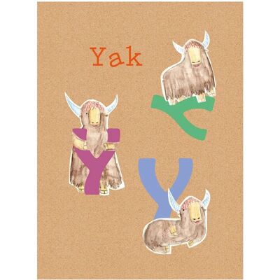 KOMAR ABC Animal T bunt Poster - Poster KOMAR ABC Animal T bunt Poster - Poster