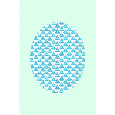KOMAR Shelly Patterns Aqua Poster - Formen Kunst - für Innenbereich KOMAR Shelly Patterns Aqua Poster - Formen Kunst - für Innenbereich