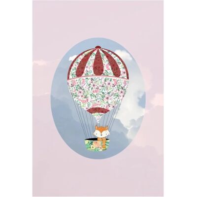 Póster KOMAR Happy Balloon Rose - Figuras - 50x70cm - Decoración interior Póster KOMAR Happy Balloon Rose - Figuras - 50x70cm - Decoración interior