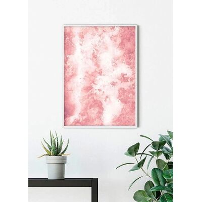 KOMAR Pink Bubbles Abstrakt Bunt Poster - Poster KOMAR Pink Bubbles Abstrakt Bunt Poster - Poster