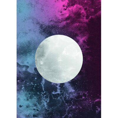 KOMAR Solum Luna Abstraktes Farbposter - Innenbereich KOMAR Solum Luna Abstraktes Farbposter - Innenbereich