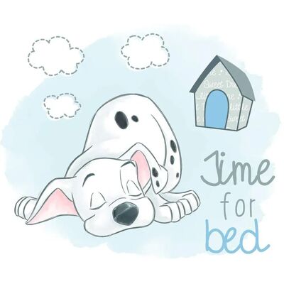 KOMAR - 101 Dalmatiner Bedtime - Blau - 40x50 cm - Poster KOMAR - 101 Dalmatiner Bedtime - Blau - 40x50 cm - Poster