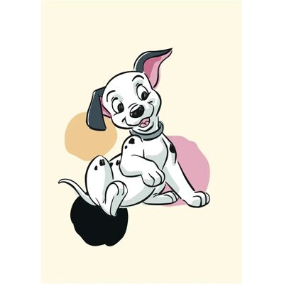 KOMAR 101 Dalmatiner Dots Bunt Poster - Poster KOMAR 101 Dalmatiner Dots Bunt Poster - Poster