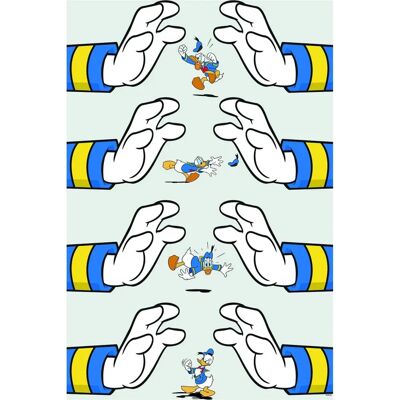 KOMAR Donald Duck Hände Poster - 50x70cm Disney Kinderzimmer Wandkunst KOMAR Donald Duck Hände Poster - 50x70cm Disney Kinderzimmer Wandkunst