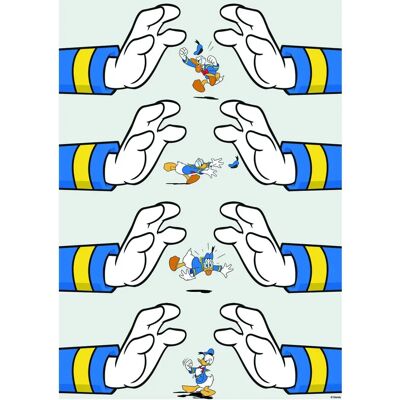 KOMAR - Donald Duck Hands - 30x40 cm - bunt - Poster KOMAR - Donald Duck Hands - 30x40 cm - bunt - Poster