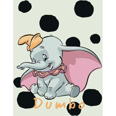 KOMAR Dumbo Dots Bunt Poster - 70cm x 40cm - Poster KOMAR Dumbo Dots Bunt Poster - 70cm x 40cm - Poster