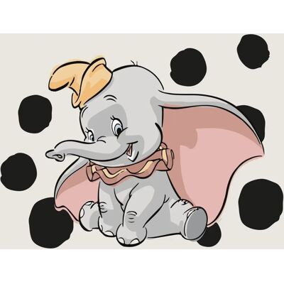 KOMAR Dumbo Dots Landschaft Poster - 30x40 cm - Disney KOMAR Dumbo Dots Landschaft Poster - 30x40 cm - Disney