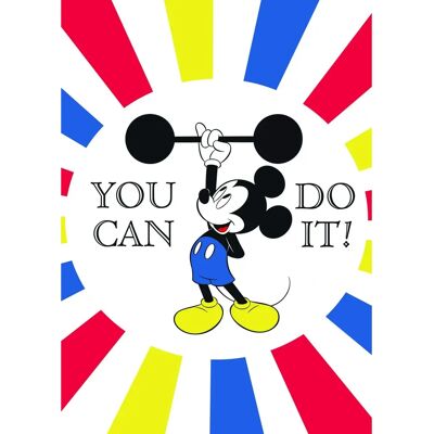 KOMAR Mickey Mouse Do it Poster - Disney Wandbild KOMAR Mickey Mouse Do it Poster - Disney Wandbild