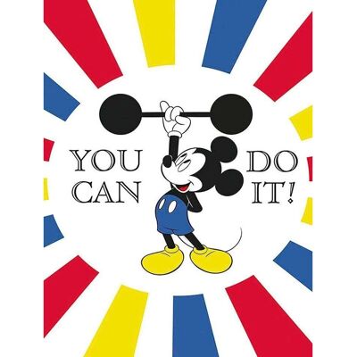 KOMAR - Mickey Mouse Do it - 40x30 cm - Bunt - Poster KOMAR - Mickey Mouse Do it - 40x30 cm - Bunt - Poster
