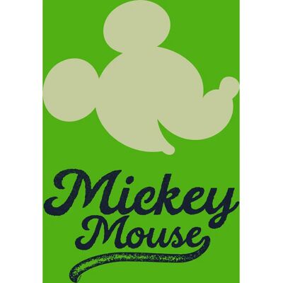 KOMAR Mickey Mouse Green Head Poster - Kinder Wandbild KOMAR Mickey Mouse Green Head Poster - Kinder Wandbild