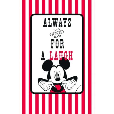 KOMAR Mickey Mouse Laugh Poster - Kinderzimmer/Schlafzimmer/Vintage Disney KOMAR Mickey Mouse Laugh Poster - Kinderzimmer/Schlafzimmer/Vintage Disney