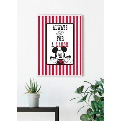 KOMAR - Mickey Mouse Laugh - bunt - 30x40 cm - Poster KOMAR - Mickey Mouse Laugh - bunt - 30x40 cm - Poster