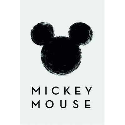 KOMAR Mickey Mouse Silhouette Poster - Kinderzimmer Wanddekoration KOMAR Mickey Mouse Silhouette Poster - Kinderzimmer Wanddekoration