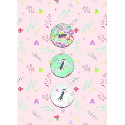 Póster KOMAR Minnie Mouse Buttons - Arte de pared infantil Póster KOMAR Minnie Mouse Buttons - Arte de pared infantil