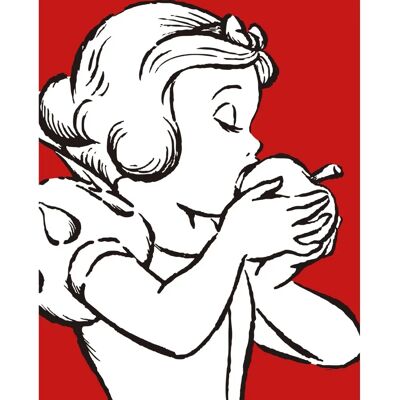KOMAR - Snow White Apple Bite - Blanco - 40x50 cm - Póster KOMAR - Snow White Apple Bite - Blanco - 40x50 cm - Póster