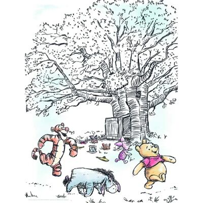 KOMAR Winnie Pooh Playground Poszter - Színes, 70cm x 40cm - Poszter KOMAR Winnie Pooh Playground Poszter - Színes, 70cm x 40cm - Poszter