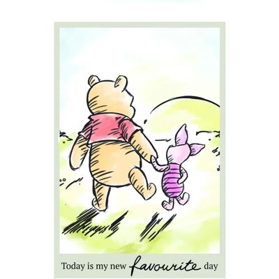 Póster Winnie Pooh Today - Decoración infantil Disney Póster Winnie Pooh Today - Decoración infantil Disney