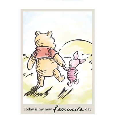 Affiche KOMAR Winnie Pooh Today - 70cm x 30cm - Affiche Affiche KOMAR Winnie Pooh Today - 70cm x 30cm - Affiche