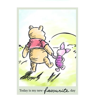 KOMAR Winnie Pooh Today Poster - 70cm x 30cm - Poster KOMAR Winnie Pooh Today Poster - 70cm x 30cm - Poster