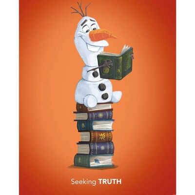KOMAR Frozen Olaf Reading Wandbild - Wandbild KOMAR Frozen Olaf Reading Wandbild - Wandbild