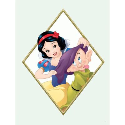 KOMAR Wandbild - Snow White & Dopey Poster - 30x40 cm - Bunt KOMAR Wandbild - Snow White & Dopey Poster - 30x40 cm - Bunt