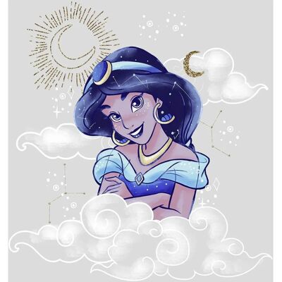 Poster décoratif KOMAR Jasmin bleu et gris 30x40cm - Publicité Poster décoratif KOMAR Jasmin bleu et gris 30x40cm - Publicité