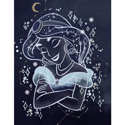 KOMAR Dunkelblauer Jasmine Aladdin Poster - Kinderzimmerdeko KOMAR Dunkelblauer Jasmine Aladdin Poster - Kinderzimmerdeko