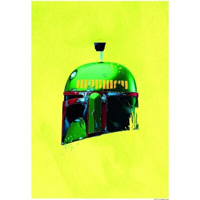 Sanders & Sanders Star Wars Boba Fett Helm Poster - 30x40cm Sanders & Sanders Star Wars Boba Fett Helm Poster - 30x40cm